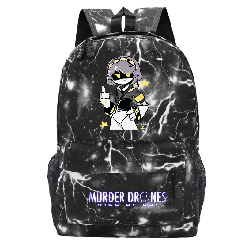 Embroidery Letter N - Anime Murder Drones School Backpack Student