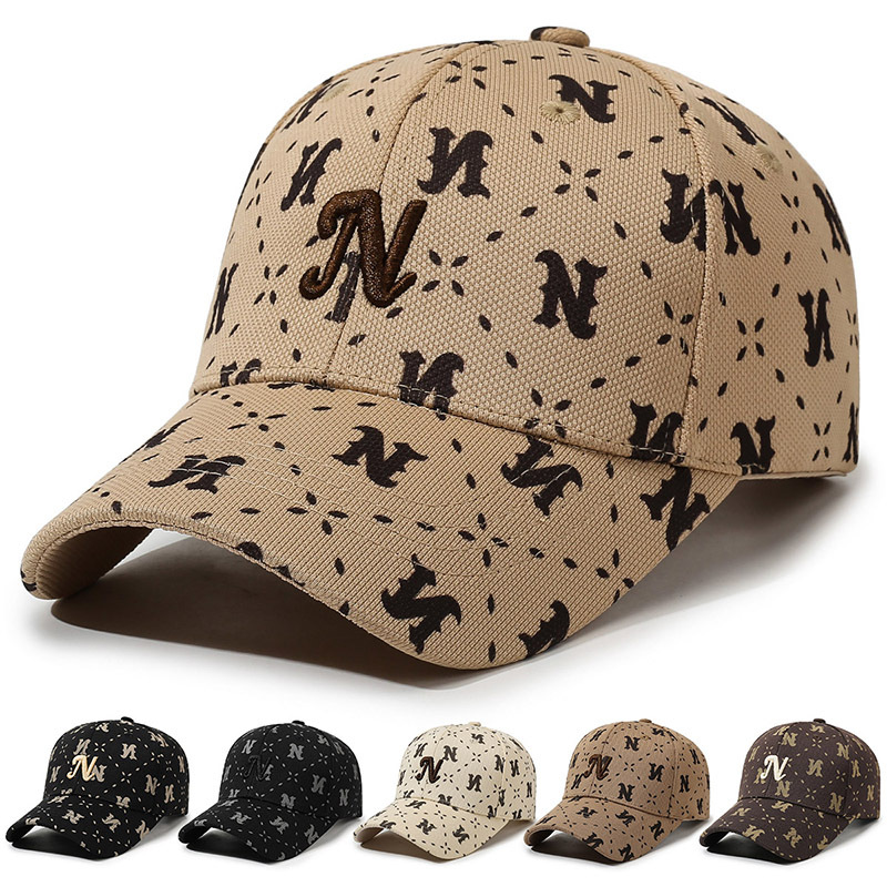 Embroidery Letter N - Unisex Letter N Embroidery Fashion Baseball
