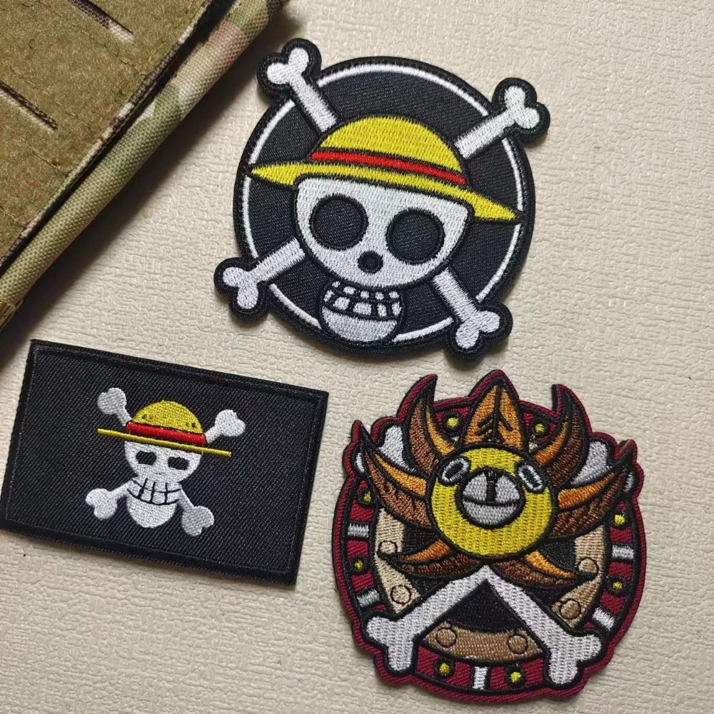 Embroidery Patches - One Piece Badg Cartoon sleeve patch