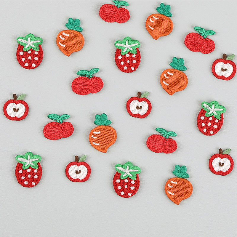 Embroidery On Socks - 100pcs Children's Hair Accessory Embroidery Patches