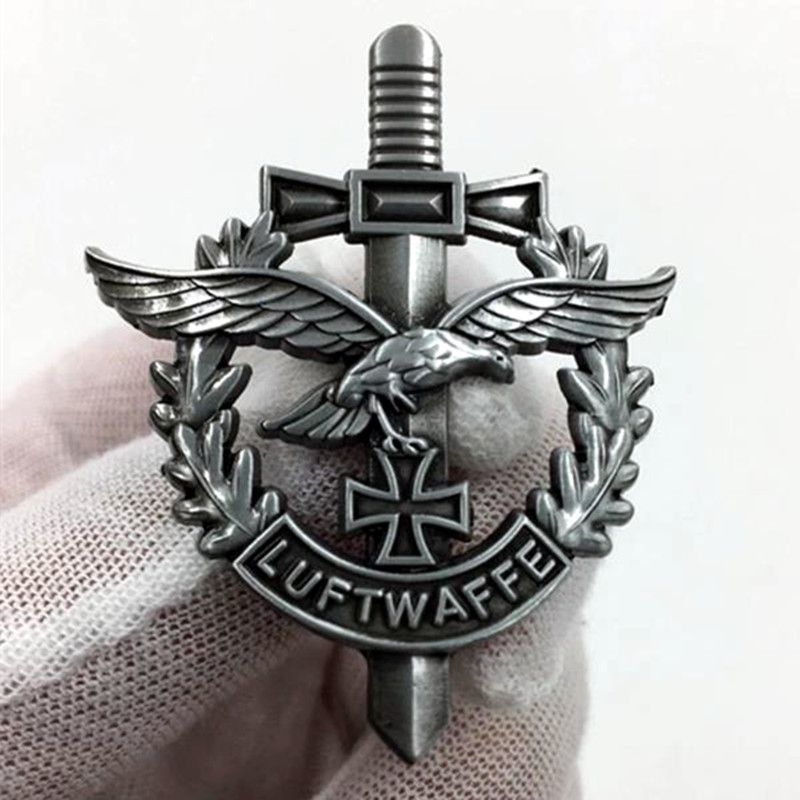 Embroidery Legacy - Vintage Eagle Brooch Eagle Emblem German