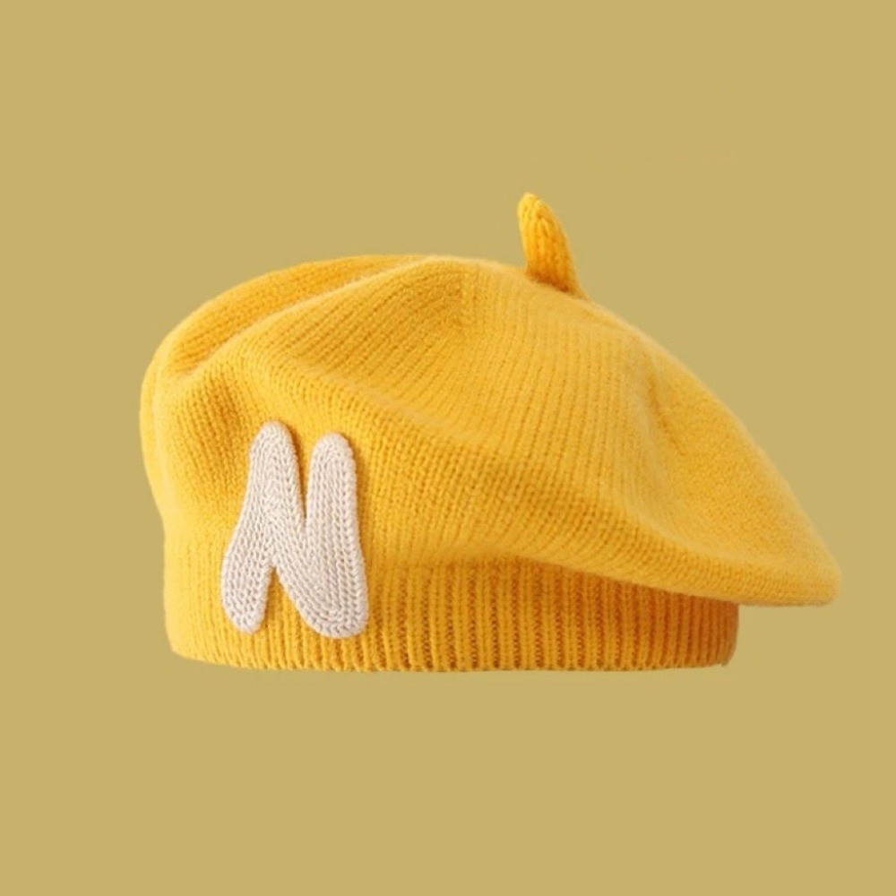 Embroidery Letter N - New N Letter Embroidery Toddler Beret
