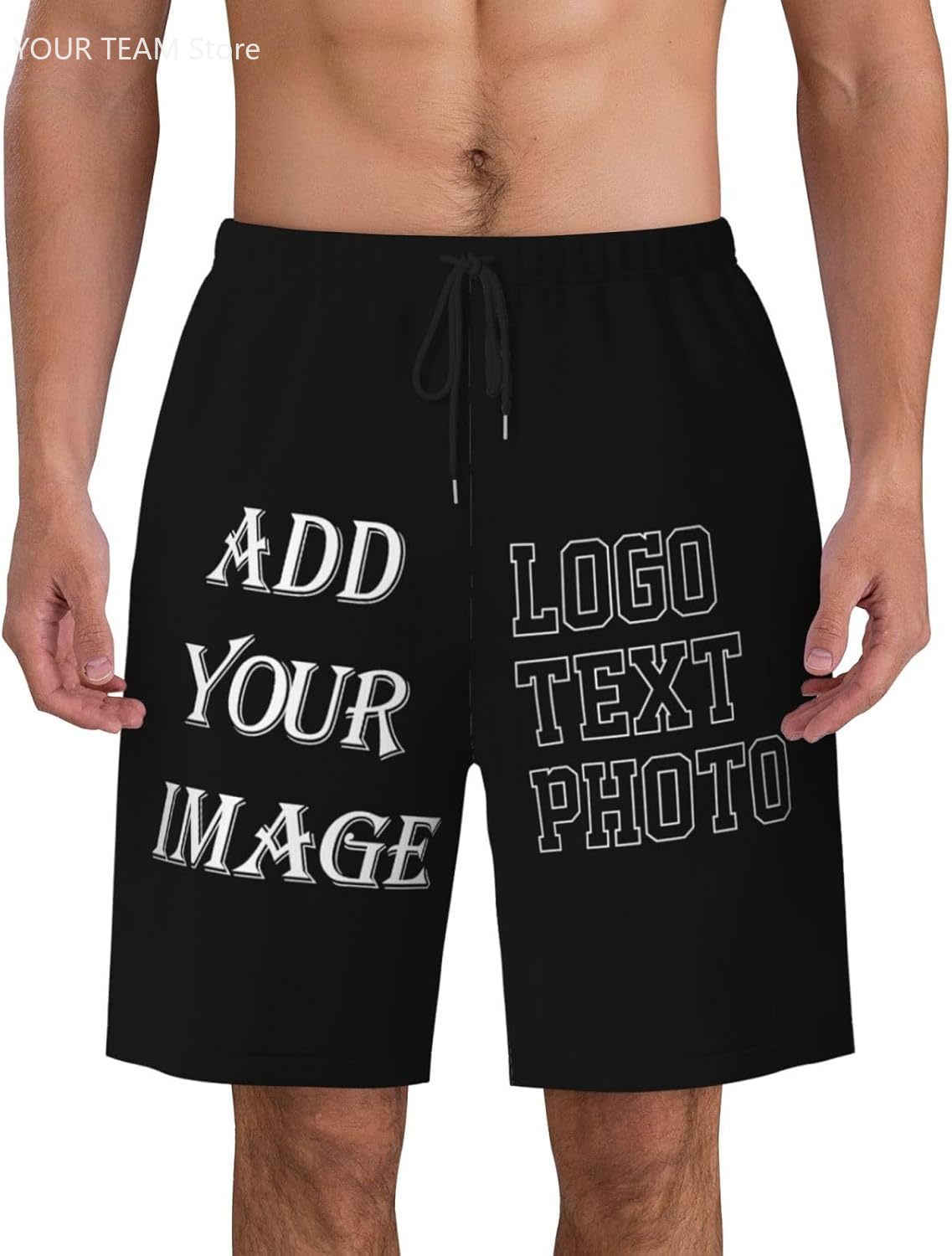 Embroidery Design Logo - Custom Shorts for Men Design Your