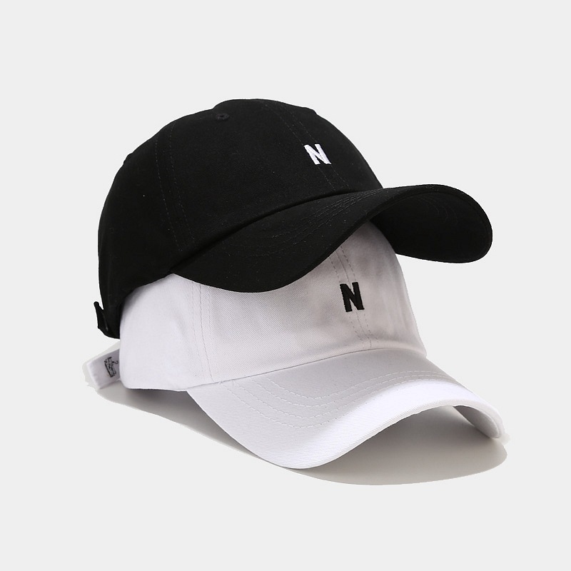 Cotton Baseball Cap Unisex Let - Embroidery Letter N review and price