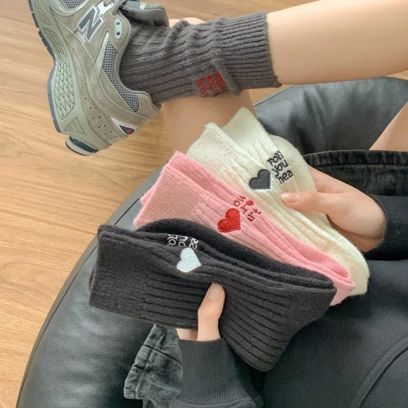Harajuku Kawaii Middle Tube So - Embroidery On Socks review and price