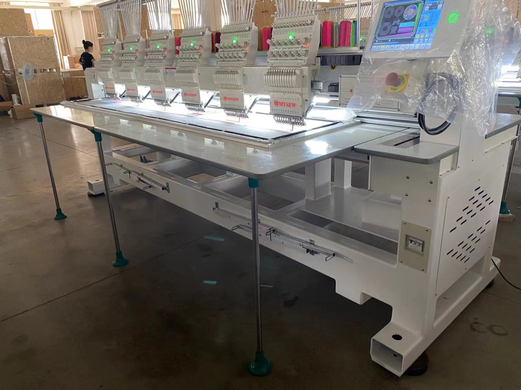 MFGS 1506 15  s 6 Head Automat - Embroidery Hat Machine review and price
