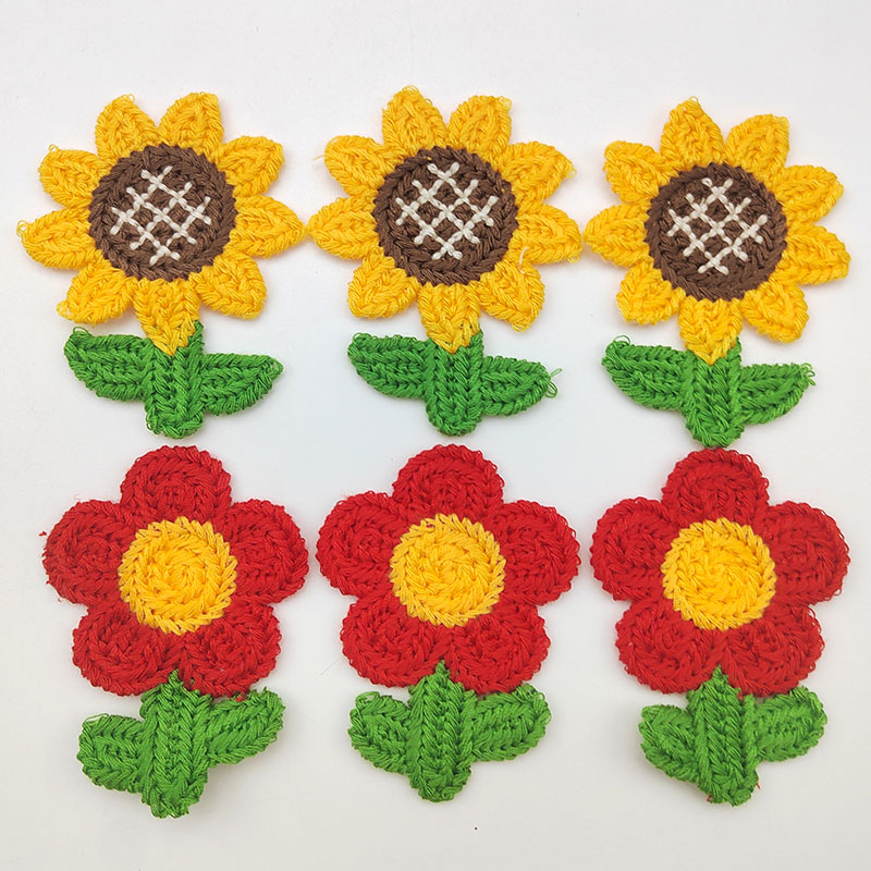 10Pcs Sunflower Embroidery Pat - Embroidery On Socks review and price