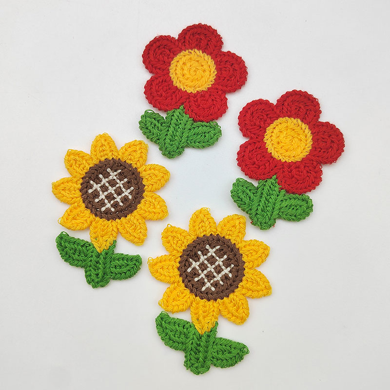 10Pcs Sunflower Embroidery Pat - Embroidery On Socks review and price