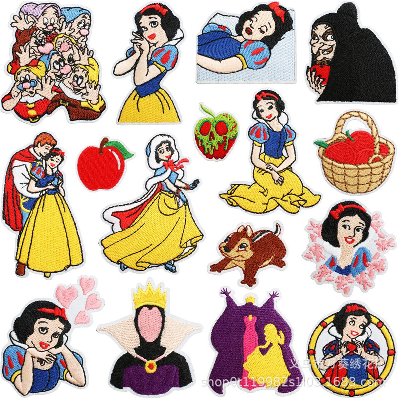 15pcs Snow Princess Embroidery - Embroidery Patches review and price