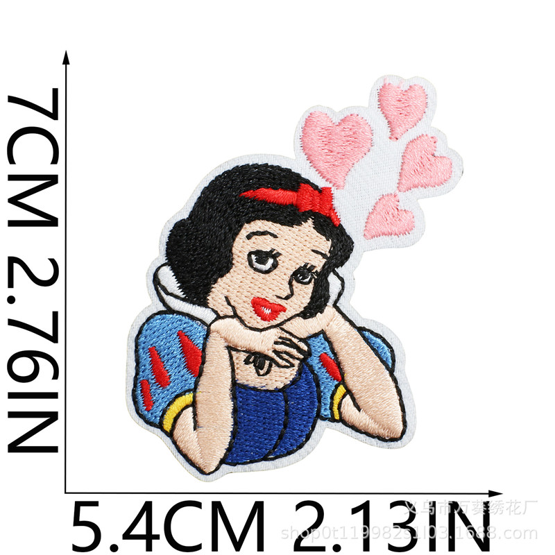 15pcs Snow Princess Embroidery - Embroidery Patches review and price