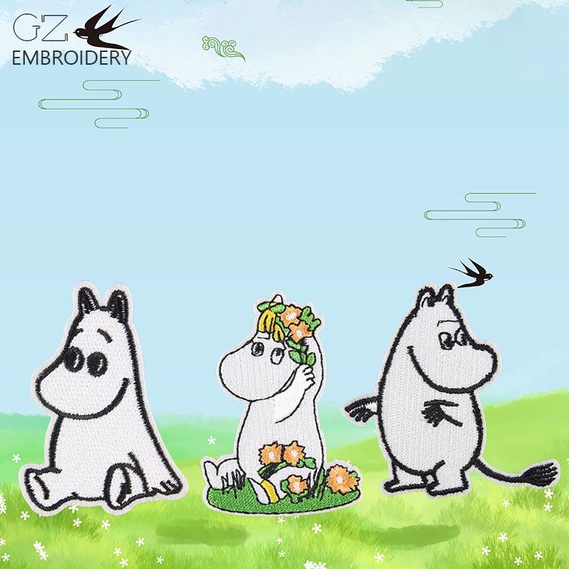 Moomin Cute Cartoon Embroidere - Embroidery Patches review and price