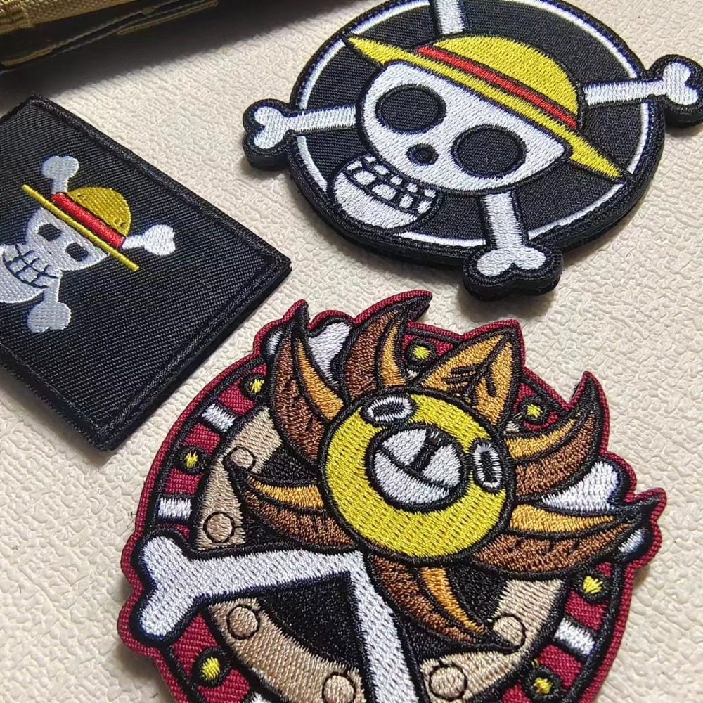 One Piece Badg Cartoon sleeve  - Embroidery Patches review and price