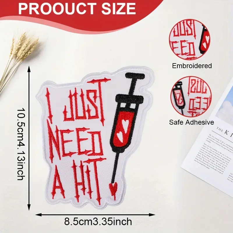 1PC I Just Need A Hit Embroide - Embroidery Hat Machine review and price