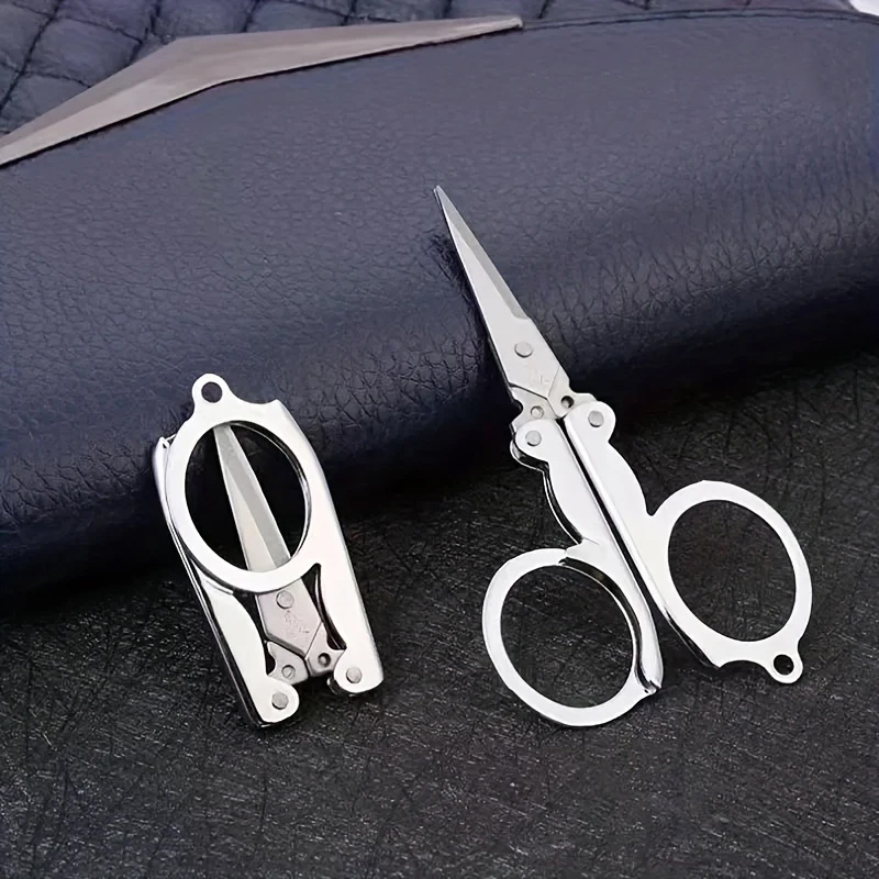 1pc Folding Scissors Pocket Tr - Embroidery Scissors Small review and price