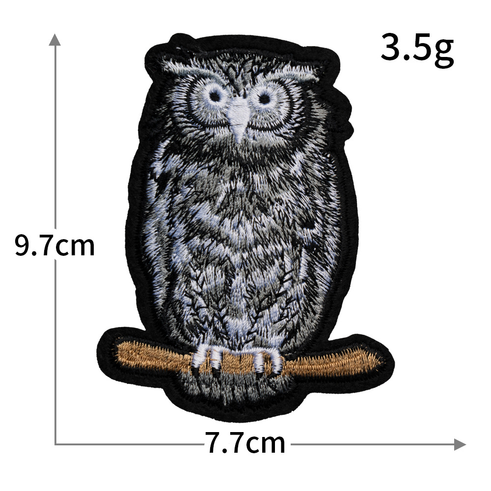 Owl Silver Grey Theme Sew/Iron - Embroidery On Socks review and price