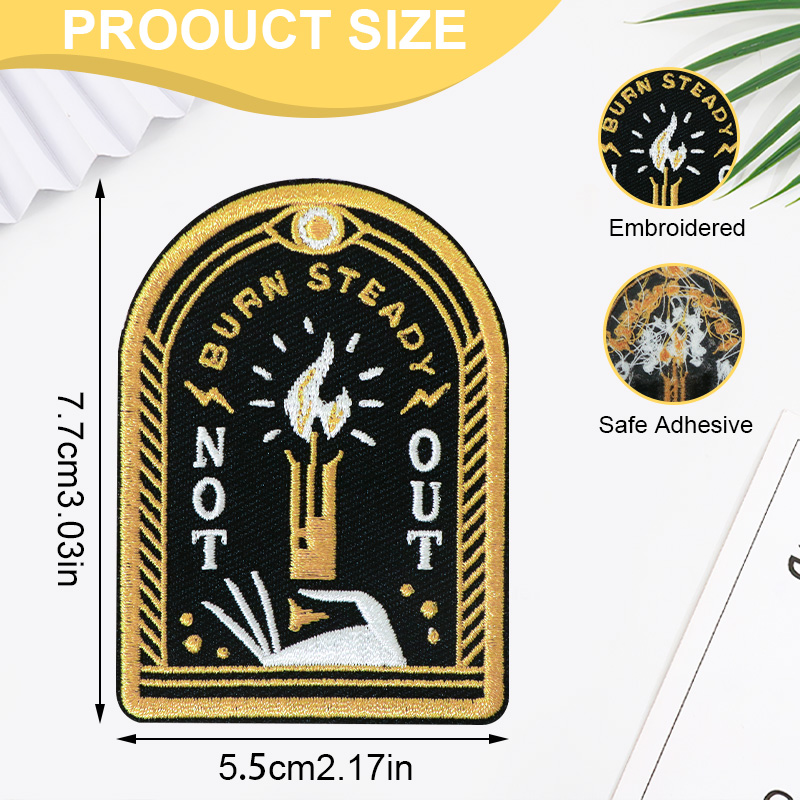1PC Burn Steady Not Out Embroi - Embroidery Hat Machine review and price