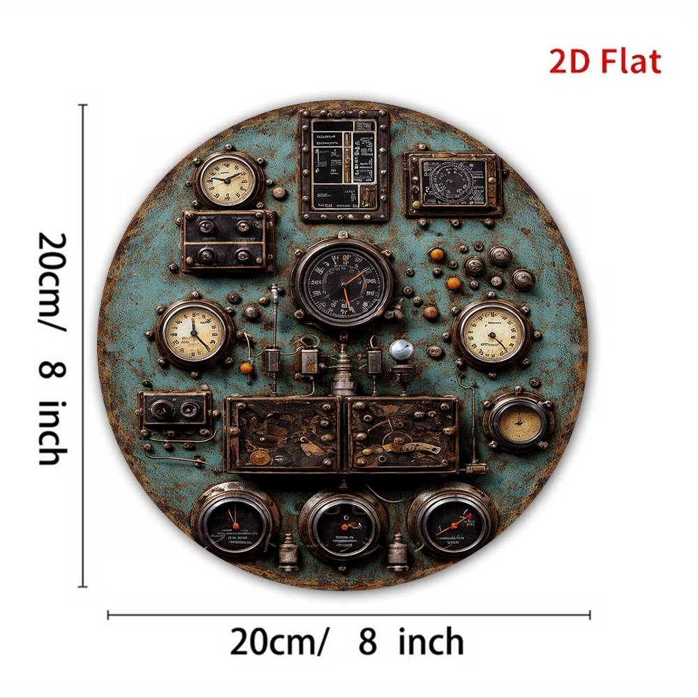 2D Flat Retro Dashboard Round  - Embroidery Wall Art review and price
