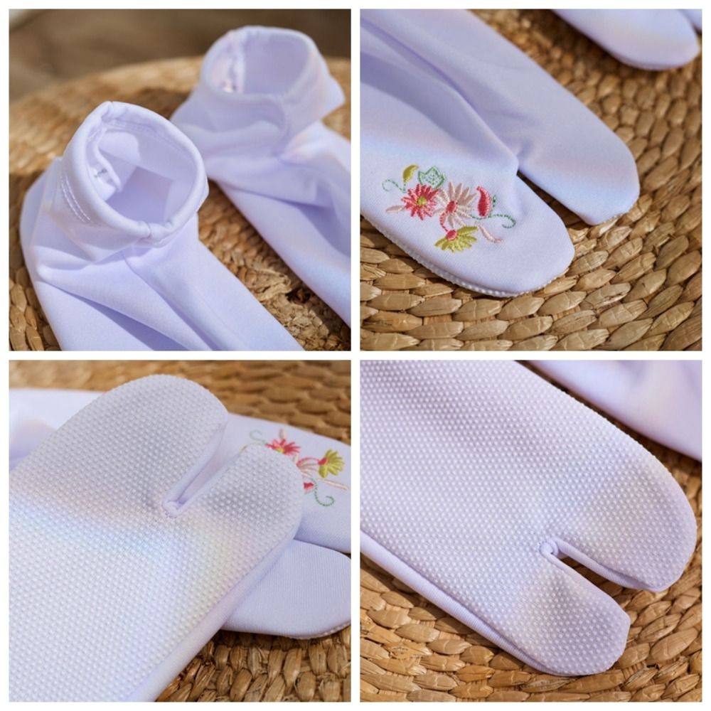Embroidery Flower Two Toed Soc - Embroidery On Socks review and price