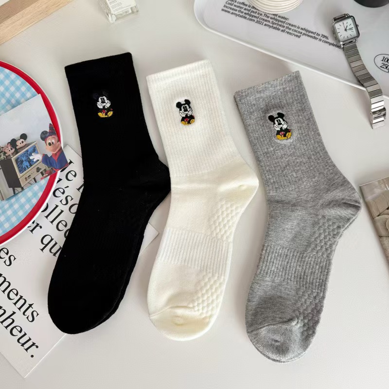 5 Pairs Of Four Season Unisex  - Embroidery On Socks review and price