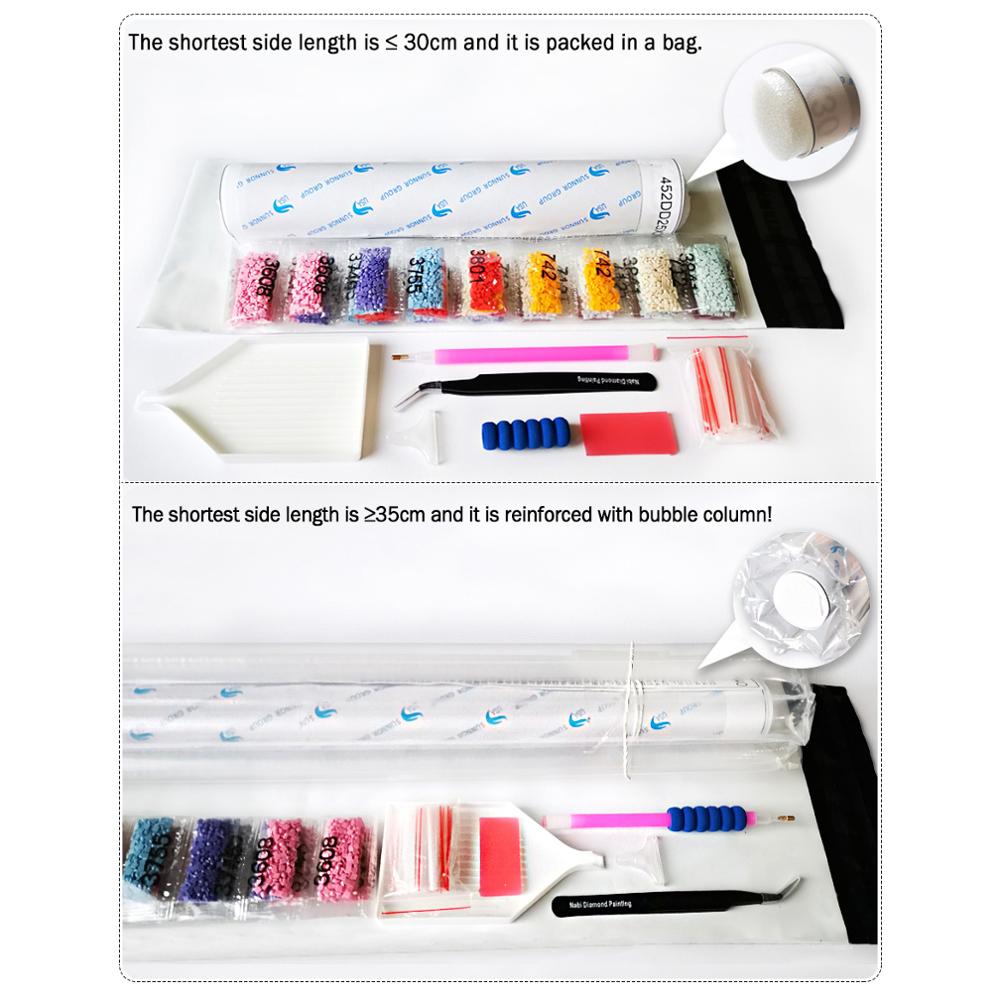 1PC frameless  Full Square Rou - Embroidery Wall Art review and price