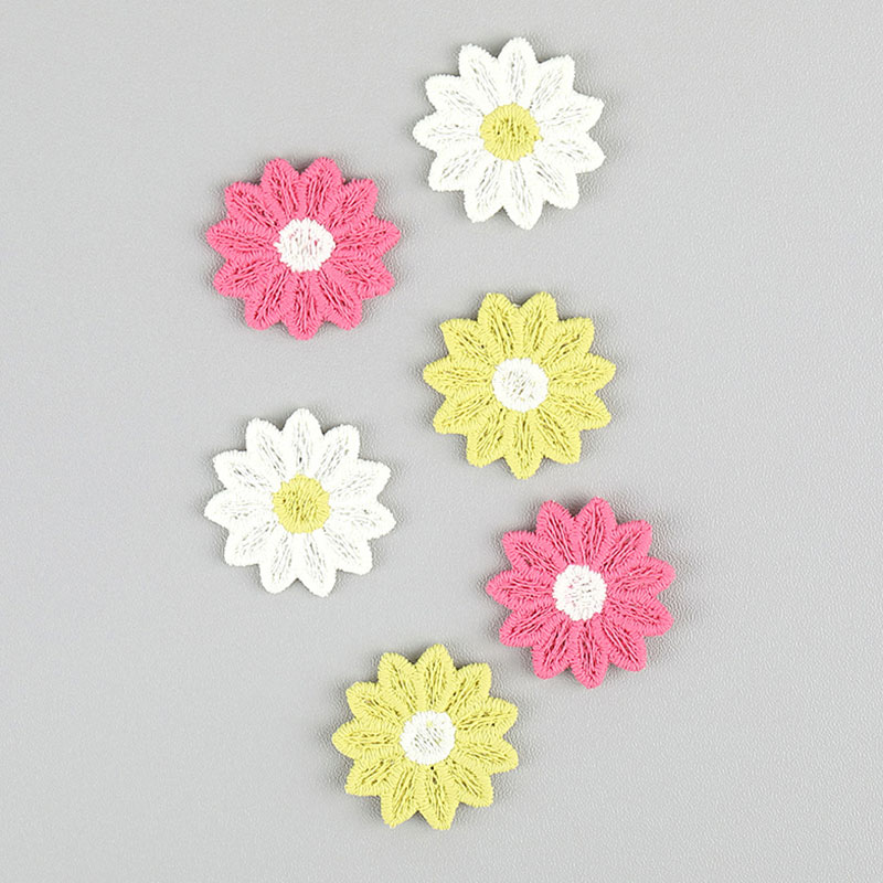 30Pcs 2.5CM Embroidered Sunflo - Embroidery On Socks review and price