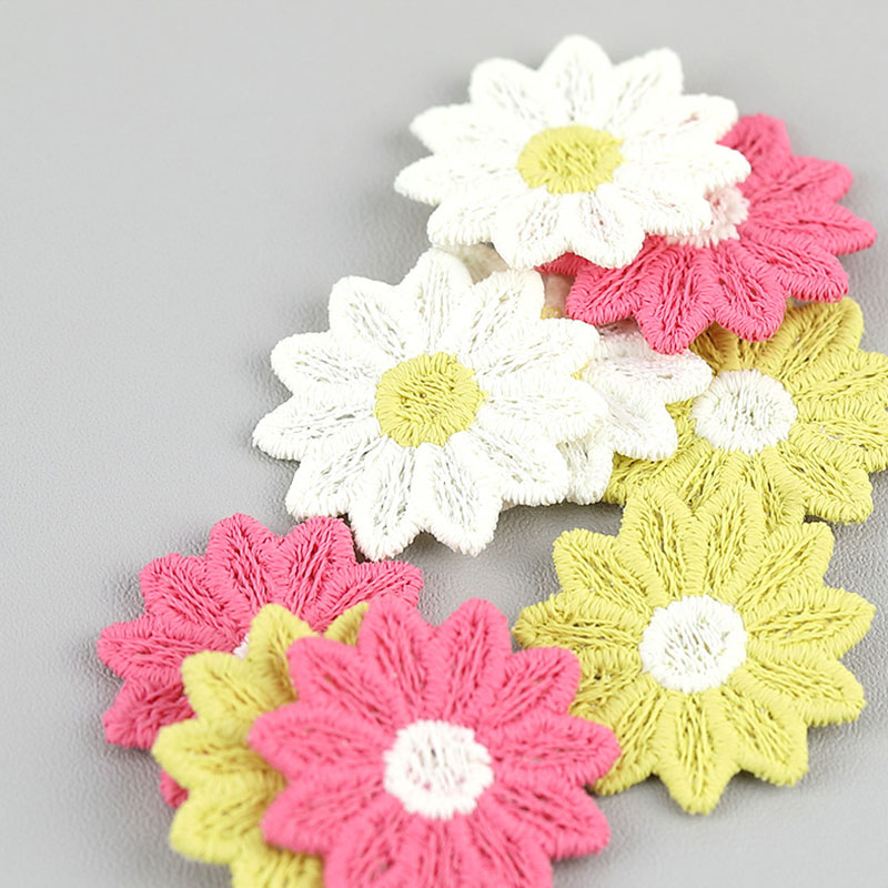 30Pcs 2.5CM Embroidered Sunflo - Embroidery On Socks review and price