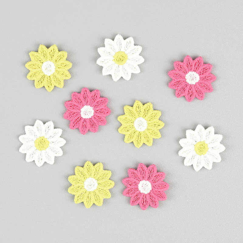 30Pcs 2.5CM Embroidered Sunflo - Embroidery On Socks review and price