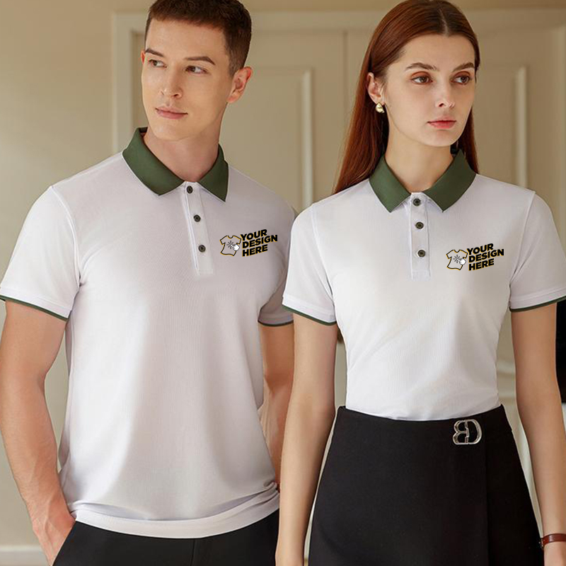 Color Block Polo Shirt - Free  - Embroidery Design Logo review and price