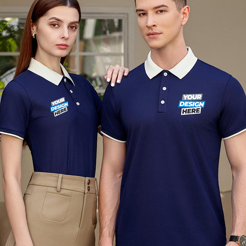 Color Block Polo Shirt - Free  - Embroidery Design Logo review and price