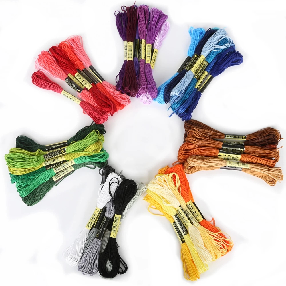 8/12/24/36Pcs Multicolor Simil - Dmc Floss Set review and price