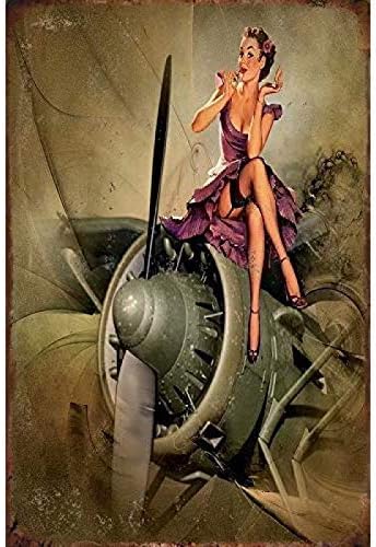 Vintage Tin Sign Military Pin  - Embroidery Wall Art review and price