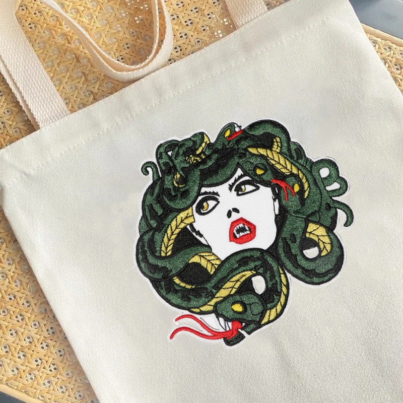 1PC Snake & Girl Cartoon Anime - Embroidery Hat Machine review and price