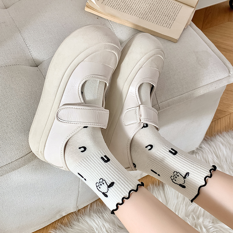 Women Socks Cotton Cute Rabbit - Embroidery On Socks review and price
