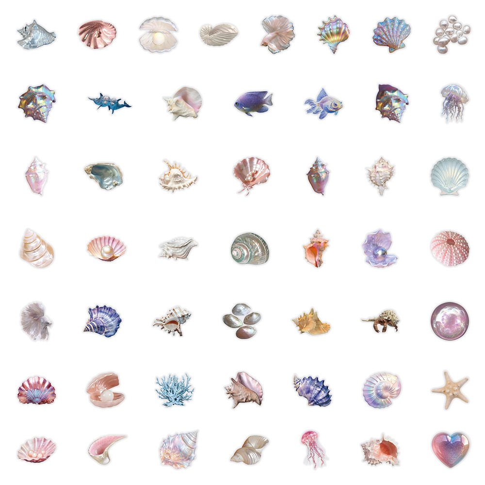 50pcs Cartoon Shell Graffiti S - Embroidery Wall Art review and price