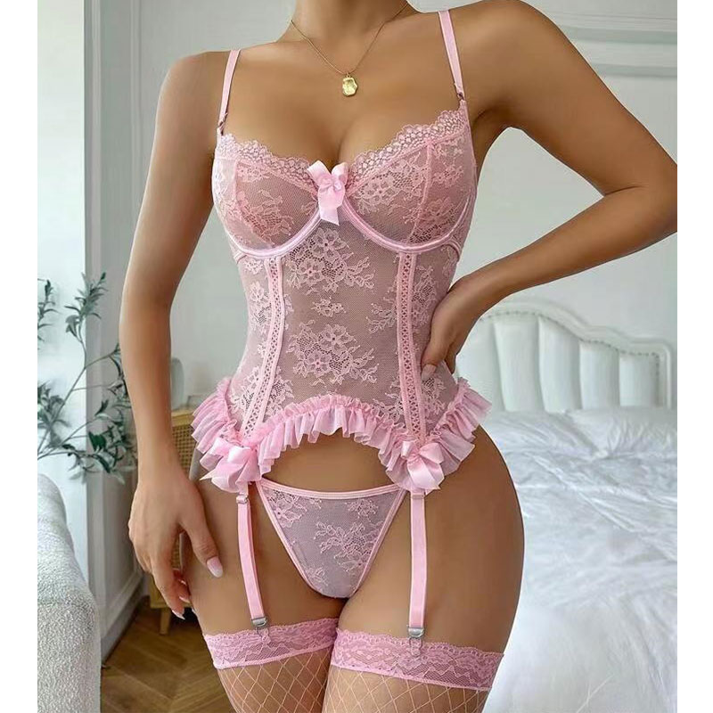 Delicate 3-Piece Garter Belt S - Embroidery On Socks review and price