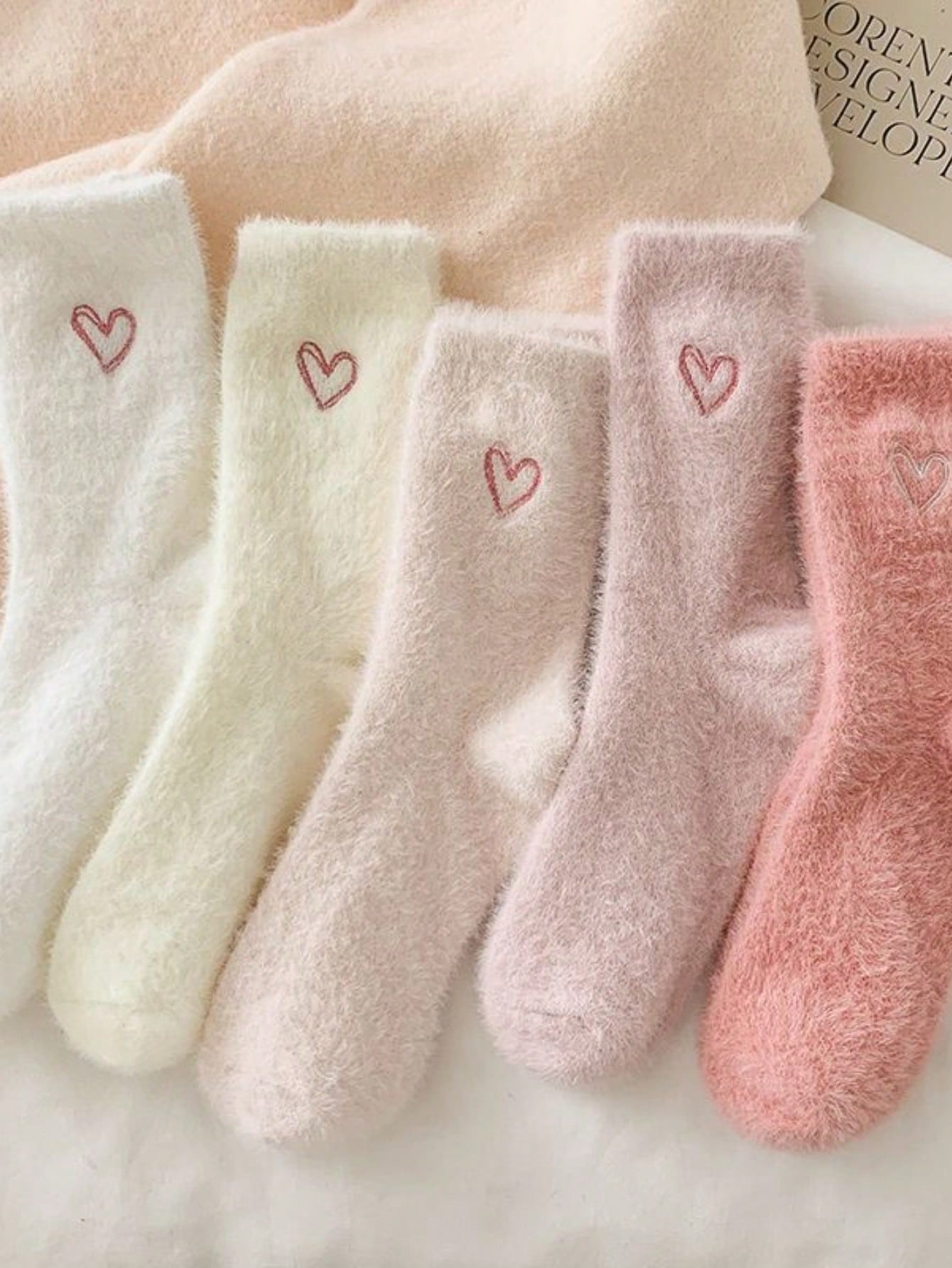 5 Pairs Women's Thickened Mink - Embroidery On Socks review and price