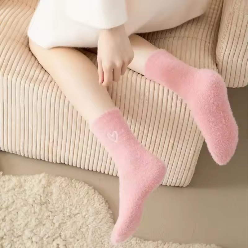 5 Pairs Women's Thickened Mink - Embroidery On Socks review and price