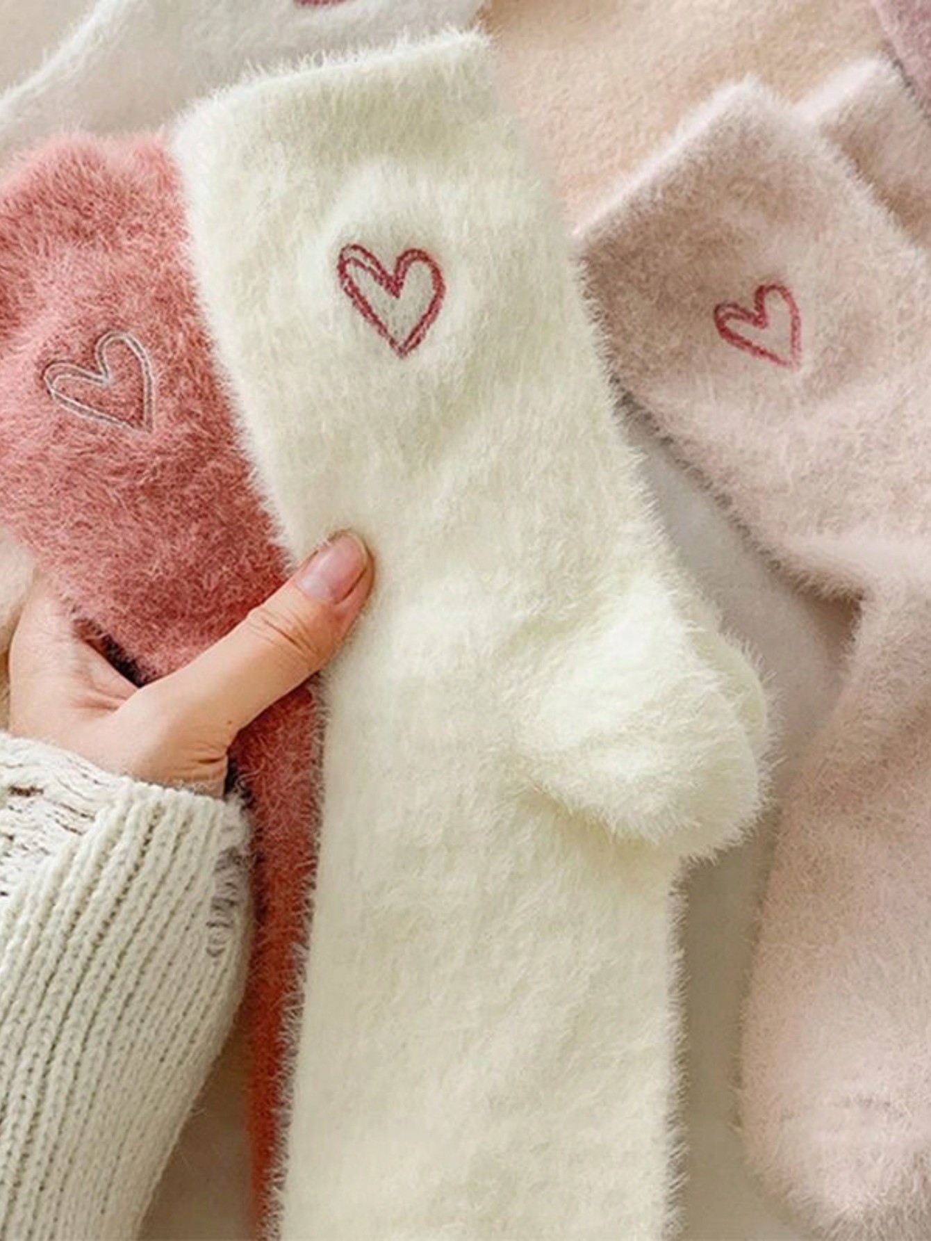 5 Pairs Women's Thickened Mink - Embroidery On Socks review and price